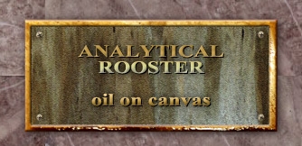 Chickens On Canvas Plaque 02
