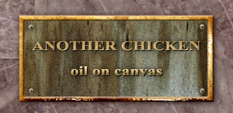 Chickens On Canvas Plaque 03