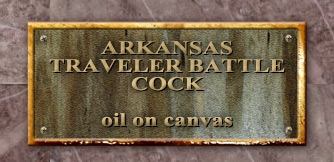 Chickens On Canvas Plaque 04