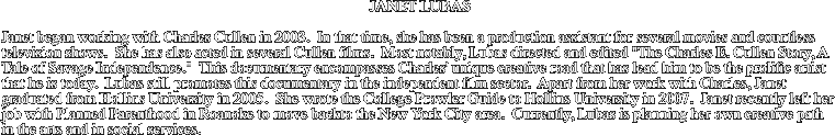 JANET LUBAS